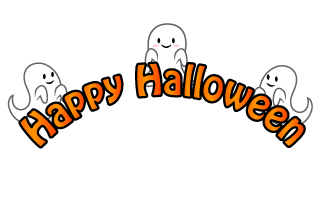 Ghost Halloween Text
