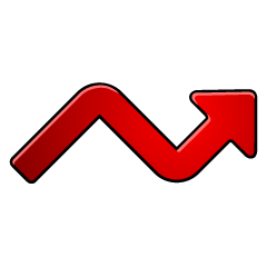 Trend Chart Arrow Symbol