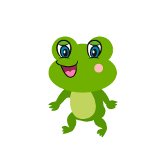 Cute Frog Walking