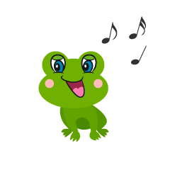 Cute Frog Singing