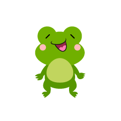 Cute Frog Dozing
