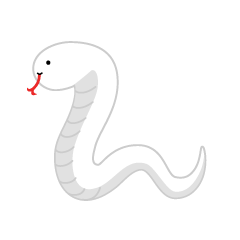 Simple White Snake