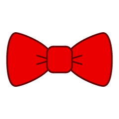 pink bow tie clipart