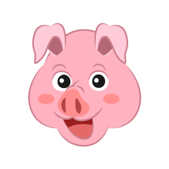 Pink Pig Face