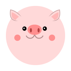 Cara de cerdo lindo