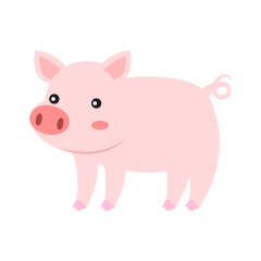 Cerdo rosa