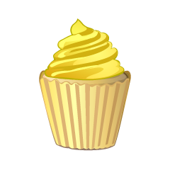 Yellow Vanilla Cupcake