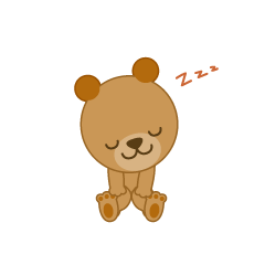 Sleeping Cute Bear