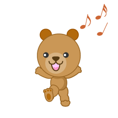 Dancing Cute Bear