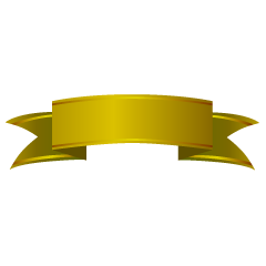 Gold Banner Ribbon