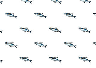 Fondo de pantalla de patrón de pez volador