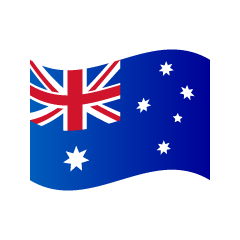 Balanceo de la bandera de Australia