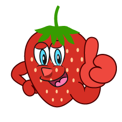 Thumbs up Strawberry
