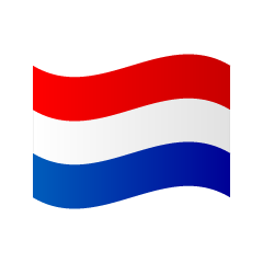 Ondeando la bandera de Holanda