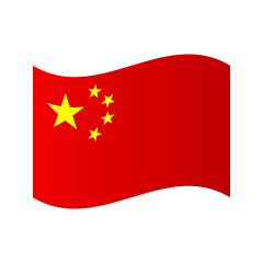 Waving China Flag