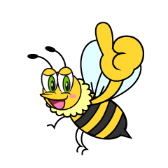 Thumbs up Bee