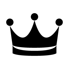 Silhouette Crown Symbol