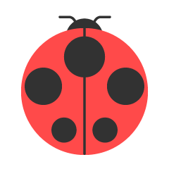 Flat Ladybug