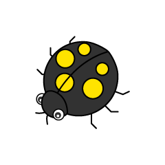 Yellow Dot Ladybug