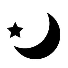 Star and Moon Symbol