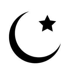 Star and Crescent Moon Symbol