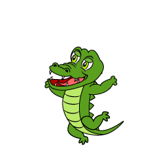 Running Crocodile