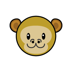 Cara de mono simple