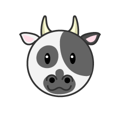 Simple Cow Face