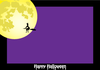 Witch and Moon Border