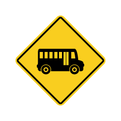 Bus Warning Sign