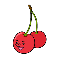 Cute Cherry Character