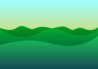 Morning Meadow Wave Background