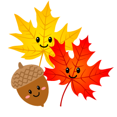 Cute Acorn and Maple