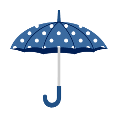 Polka Dot Umbrella