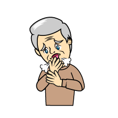 Elderly Man Cough
