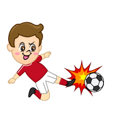 Boy Soccer Player Sliding
