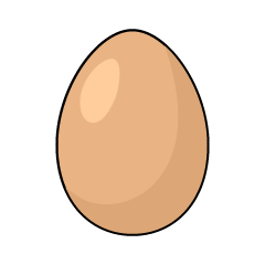 Simple Brown Egg