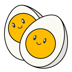 Two Egg Yolk Characters