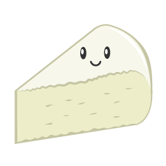 Cute White Cheese
