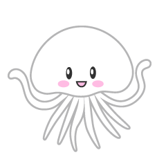 Cute Smiling Jellyfish