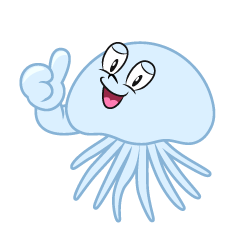 Thumbs up Jellyfish
