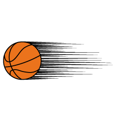 Fast Throwing Basketball