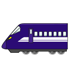Blue Express Train