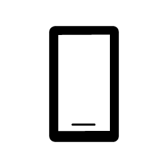 Smartphone with Buttons Symbol