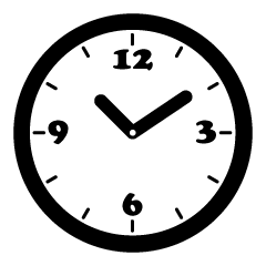 Wall Clock Symbol