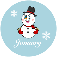 Snowman January
