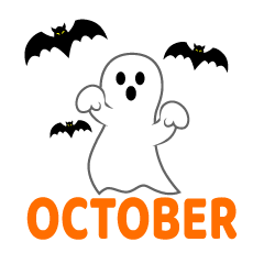 Ghost and Bat October
