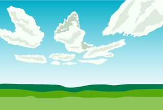 Grassland Clouds Background