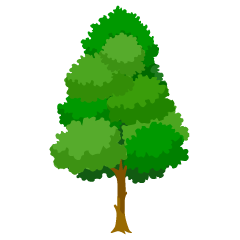 Small Tree Silhouette Clip Art Free PNG Image｜Illustoon