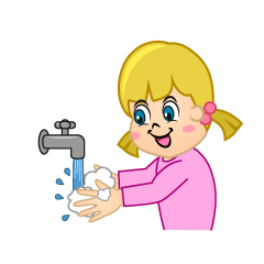 Girl Washing Hands